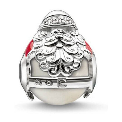 Dampärlor Thomas Sabo K0185-149-27 (1 cm) Röd Silvrig (1 cm)