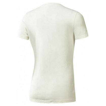 T-shirt med kortärm Dam Reebok Training Split Tee Vit