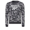 Tröja utan huva Herr Reebok Camo Svart