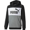 Tröja med huva Unisex Puma Essential Colorblock Svart