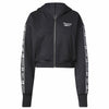 Sportjacka, Dam Reebok Tape Pack Full Zip Svart