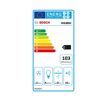 Konventionell fläkt BOSCH 204716 86 cm 730 m3/h 1051W Rostfritt stål