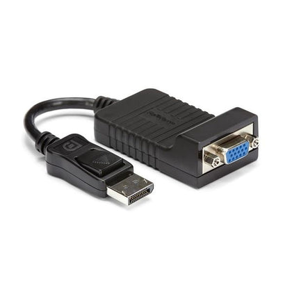 DisplayPort till VGA Adapter Startech DP2VGA               Svart