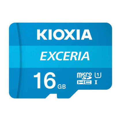 Micro-SD Minneskort med Adapter Kioxia Exceria UHS-I Klass 10 Blå