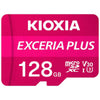 Micro-SD Minneskort med Adapter Kioxia Exceria Plus UHS-I U3 Klass 10 Rosa