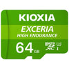 Micro-SD Minneskort med Adapter Kioxia Exceria High Endurance Klass 10 UHS-I U3 Grön