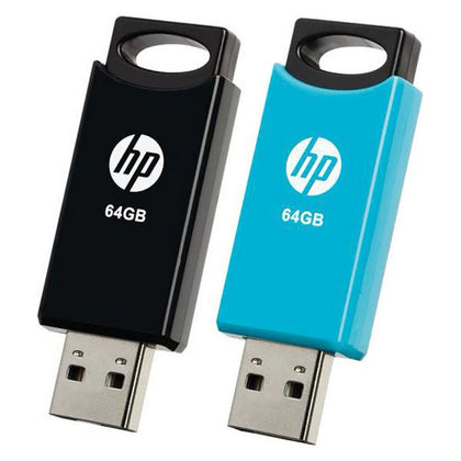 USB-minne HP 212 USB 2.0 Blå/Svart (2 uds)