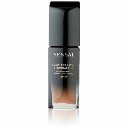 Flytande makeupbas Lawless Satin Foundation Sensai 205-Mocha beig (30 ml)