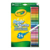 Tuschpennor Crayola B01BF6F20K Tvättbar (24 uds)