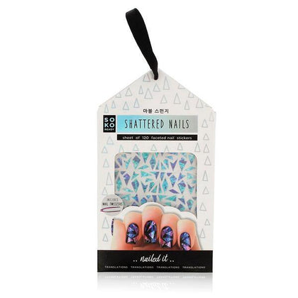 Nagelklistermärken Shattered Nails Soko Ready (120 uds) - DETDUVILLLHA.SE