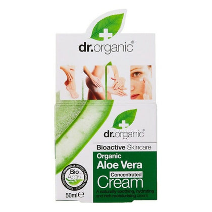 Fuktgivande ansiktskräm Aloe Vera Concentrated Cream Dr.Organic Aloe Vera 50 ml