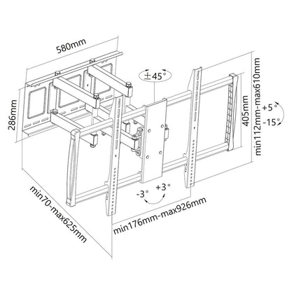 TV-fäste Neomounts LFD-W8000