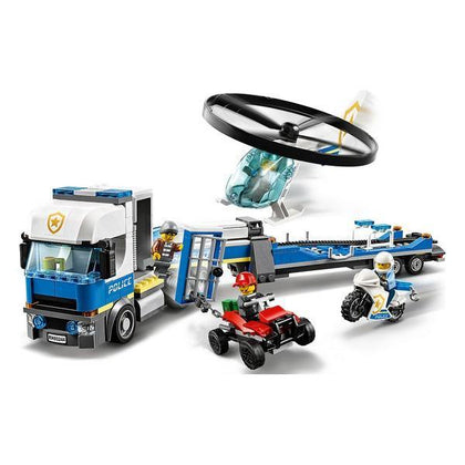 Playset City Police Helicopter Transport Lego 60244 - DETDUVILLLHA.SE