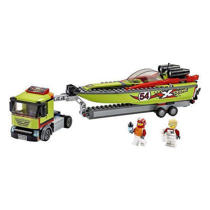 Playset City Race Boat Transporter Lego 60254 - DETDUVILLLHA.SE