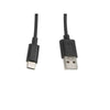 USB A 2.0 till USB C Kabel Lanberg 480 Mb/s Svart