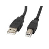 USB 2.0 A till USB B Kabel Lanberg 480 Mb/s Svart