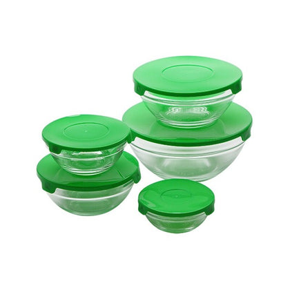 Lunchlådor, set Renberg Grön Glas (5 pcs)