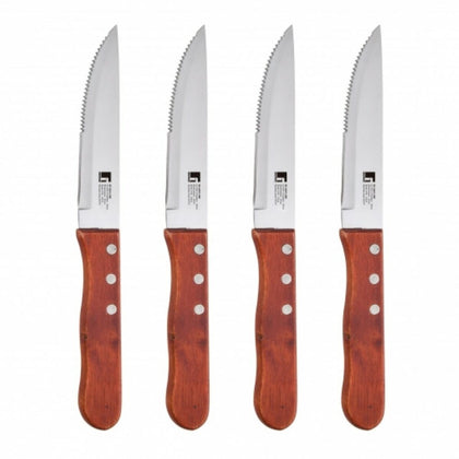 Knivset Bergner BBQ Rostfritt stål (4 pcs)