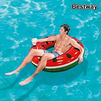 Uppblåsbar poolflotta Bestway 36121 (Ø 133 cm) - DETDUVILLLHA.SE