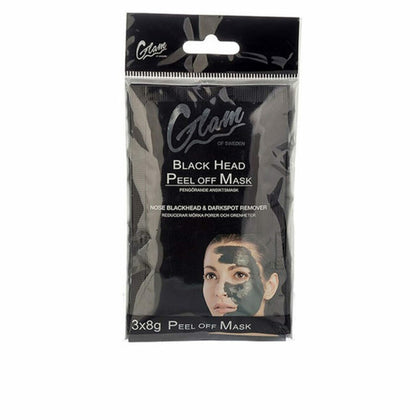 Renande ansiktsmask Glam Of Sweden Black Head Peel (3 x 8 g )