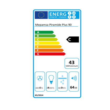 Konventionell fläkt Mepamsa Piramide Plus 90X 90 cm 290 m³/h 65W C