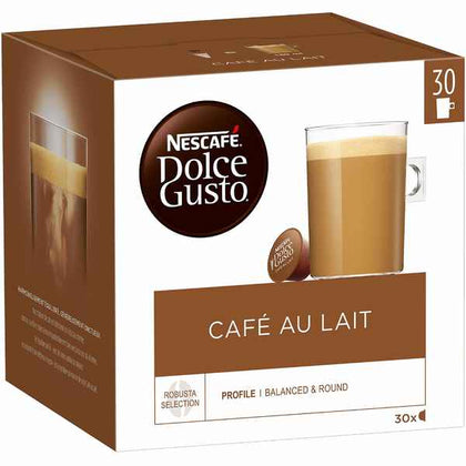 Kaffekapslar Nescafé Dolce Gusto Cafe Au Lait (30 uds)