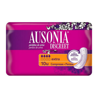 Inkontinensbinda Extra Ausonia Discreet (10 uds) 10 antal