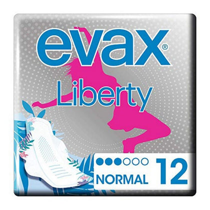 Normala dambindor med vingar LIBERTY Evax Liberty (12 uds) (12 antal)