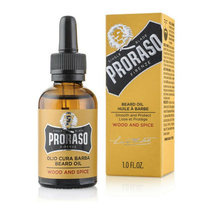 Skäggolja Proraso Wood & Spice (30 ml)