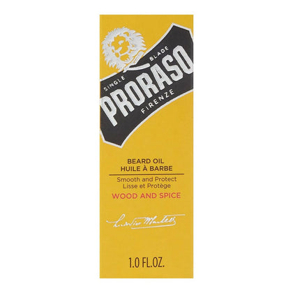 Skäggolja Proraso Wood & Spice (30 ml)