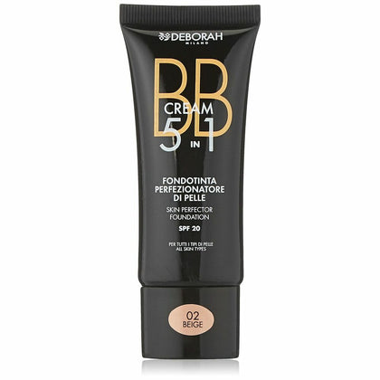 Foundationkräm BB Cream Deborah 5-i-1 02-beige