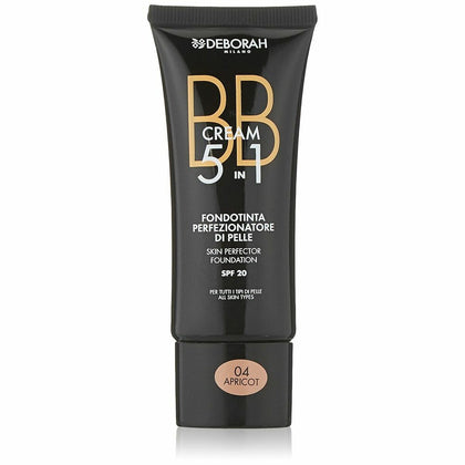 Foundationkräm BB Cream Deborah 5-i-1 Nº 04-Apricot