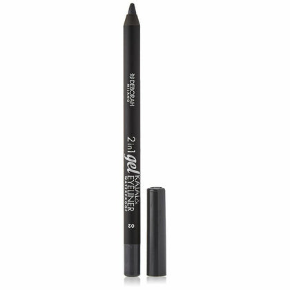 Ögonpenna Kajal & Eyeliner Deborah Nº02 Grey