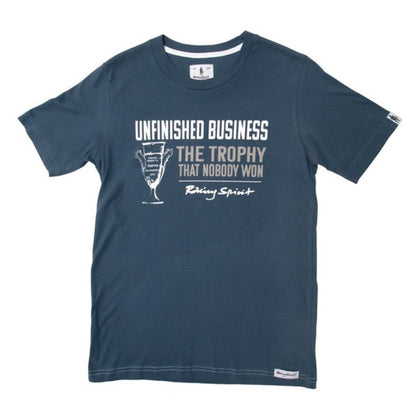 T-shirt med kortärm Herr OMP Slate Unfinished Business Mörkblå