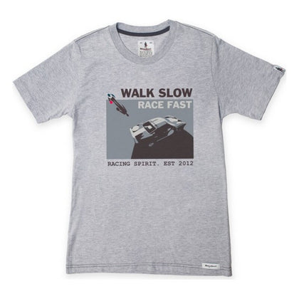 T-shirt med kortärm Herr OMP Walk Slow Grå