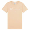 T-shirt med kortärm Dam Champion Big Script Logo Rosa