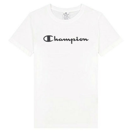 T-shirt med kortärm Dam Champion Big Script Logo