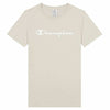 T-shirt med kortärm Dam Champion Big Script Logo Vit