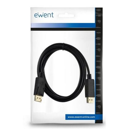 DisplayPort Kabel Ewent Svart