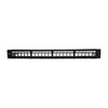 Patchpanel 24 UTP Portar Kategori 5e/6/6e WP WPC-PAN-BUP24 Svart