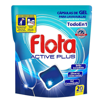 Diskmaskin kapslar Active Plus Flota (20 uds)