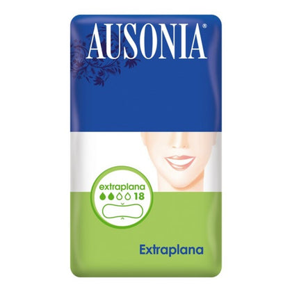 Extra platta dambindor Ausonia Ausonia (18 uds)