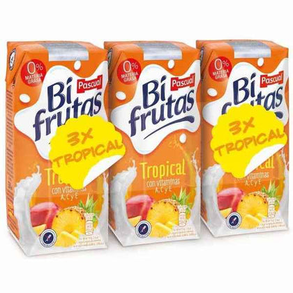 Mjölkdryck Pascual Bifrutas Tropical (3 x 330 ml)