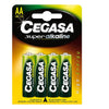 Alkaliska Batterier Cegasa LR6 AA 1,5V (4 uds)