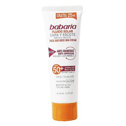 Ansiktssolkräm Solar Adn Sensitive Babaria Spf 50 (75 ml)