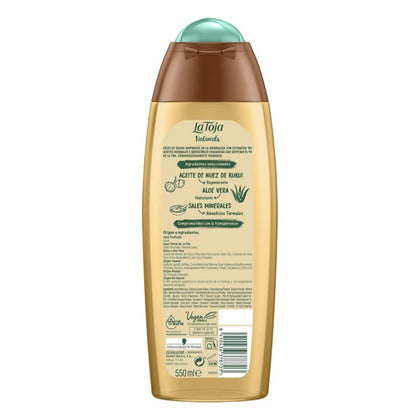 Duschtvål Naturals Kukui La Toja Naturals Aloe Vera Kukuiolja 550 ml