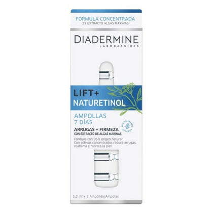 Anti rynk-behandling Lift+ Naturetinol Diadermine (7 x 1,3 ml)