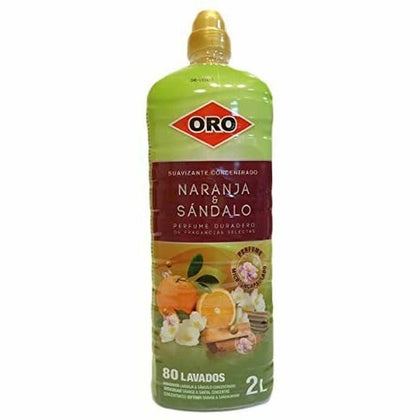 Sköljmedelkoncentrat Oro 2 L Orange Sandelträ (Pack 6 uds)