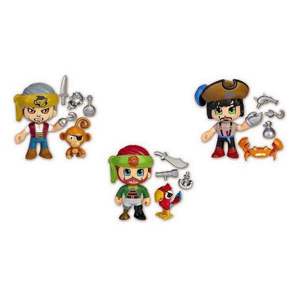 PinyPon Figurer Famosa Action Pirat (8 cm) - DETDUVILLLHA.SE