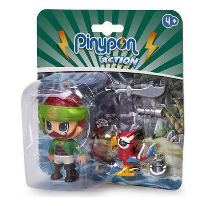 PinyPon Figurer Famosa Action Pirat (8 cm) - DETDUVILLLHA.SE